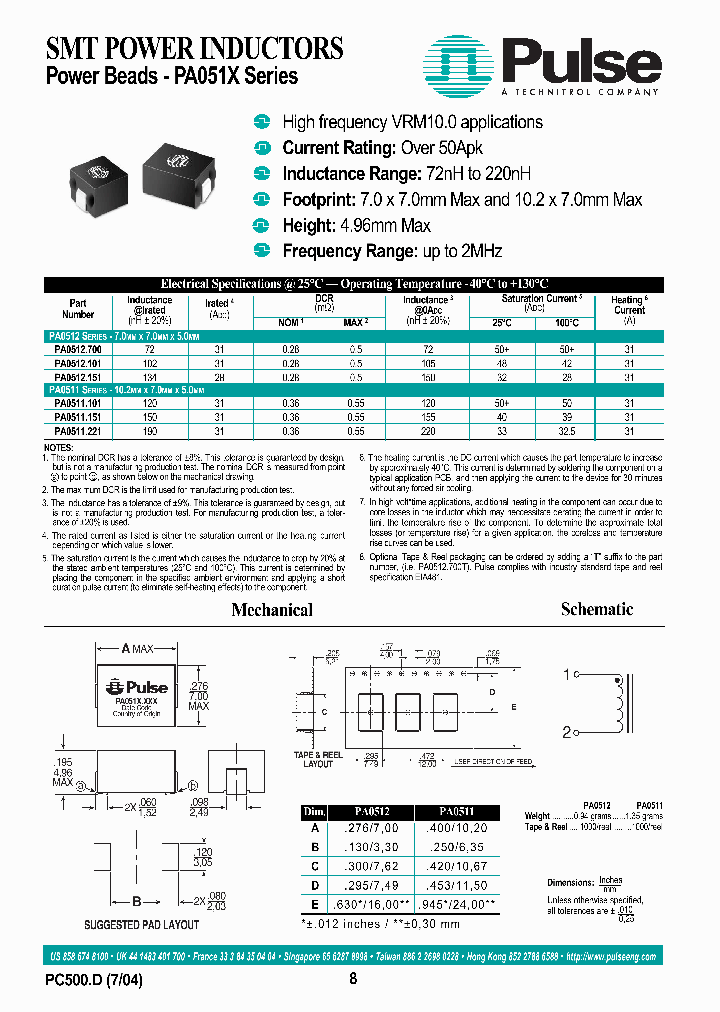 PA0511221_3861265.PDF Datasheet