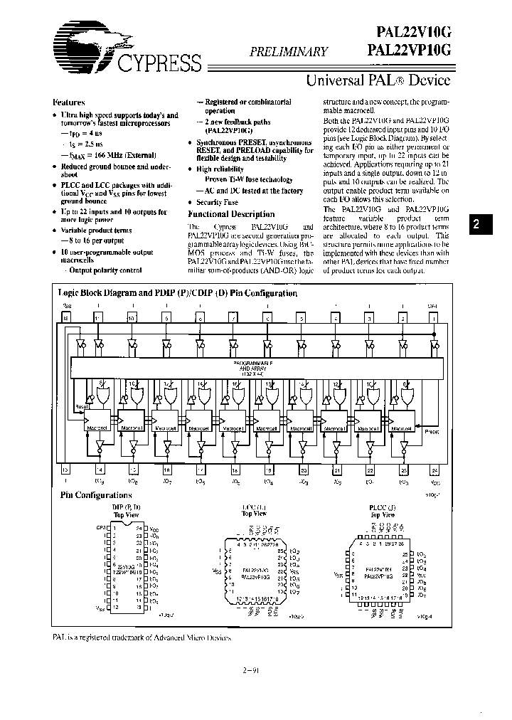PAL22V10G-10LMB_3862917.PDF Datasheet