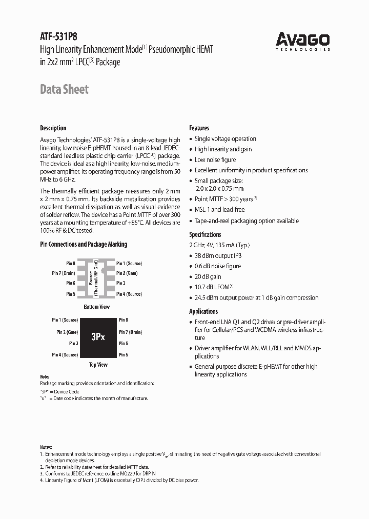 ATF-531P8-BLK_3861271.PDF Datasheet