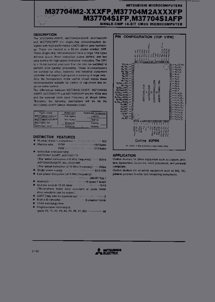 M37704M2-001FP_3864685.PDF Datasheet