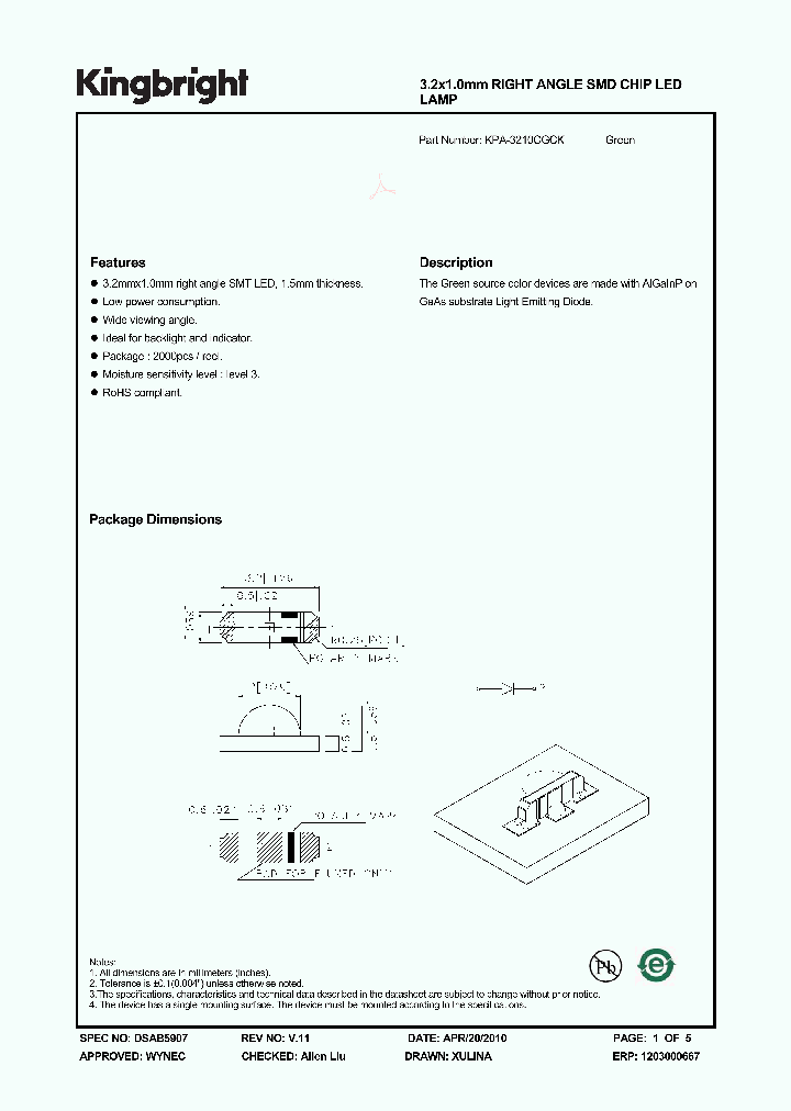 KPA-3210CGCK_3863564.PDF Datasheet