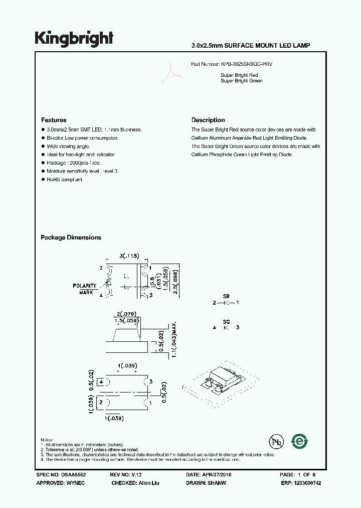 KPB-3025SRSGC-PRV_3864457.PDF Datasheet