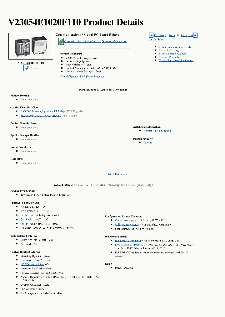 V23054E1020F110_3864453.PDF Datasheet