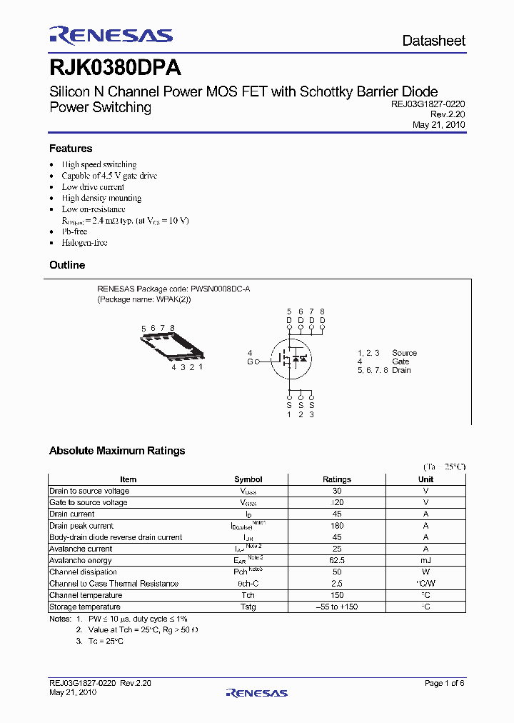 RJK0380DPA-00-J53_3863060.PDF Datasheet