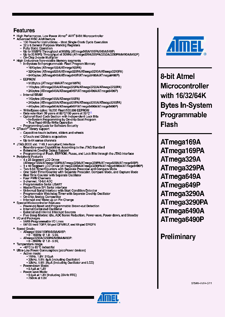 ATMEGA329PA-MU_3863275.PDF Datasheet
