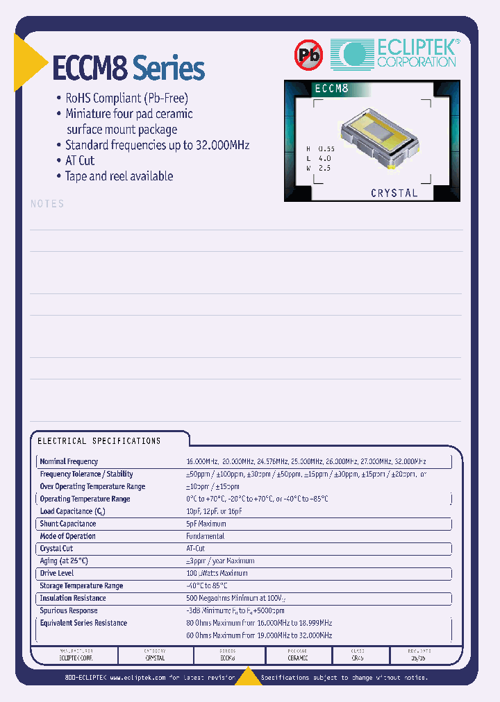 ECCM8PA-16-16000MTR_3862682.PDF Datasheet