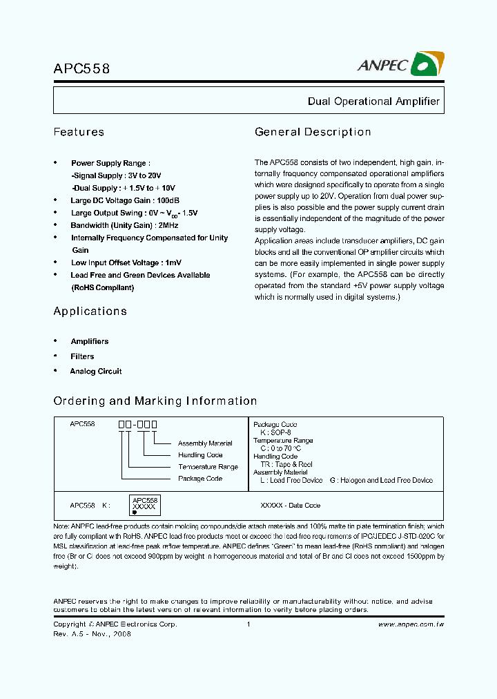 APC558KC-TRL_3871175.PDF Datasheet