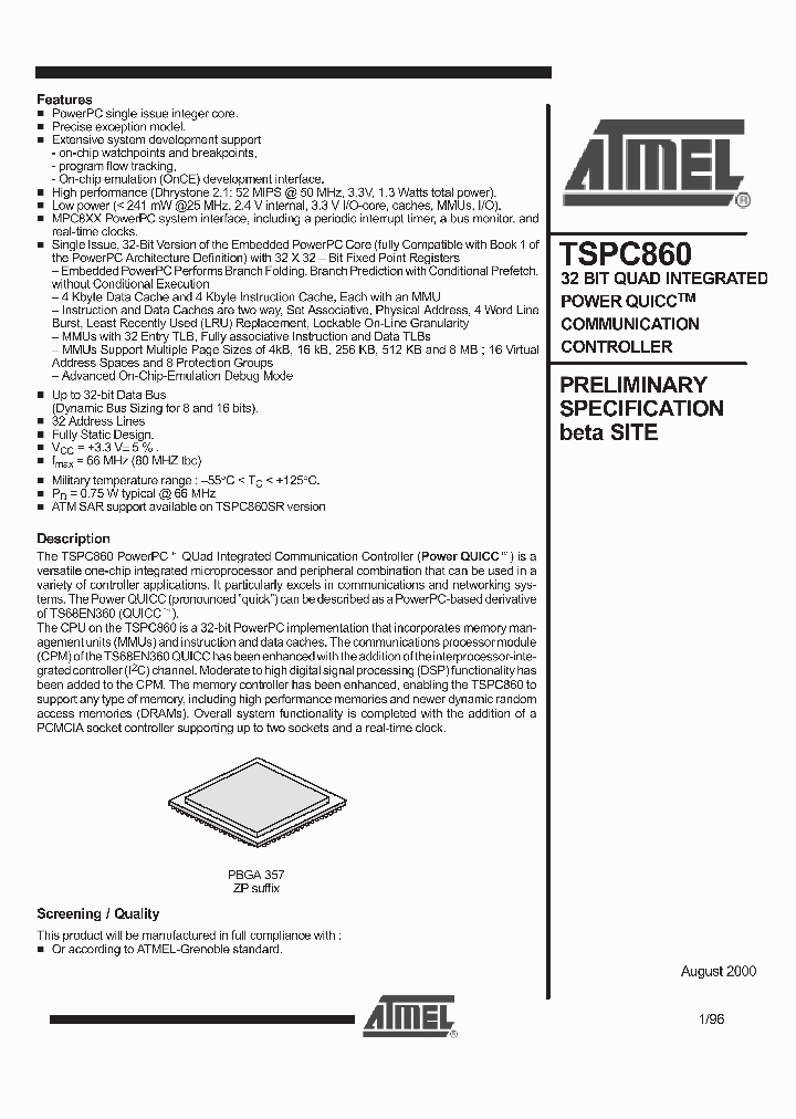 TSPC860SRMZPUT80D_3872376.PDF Datasheet