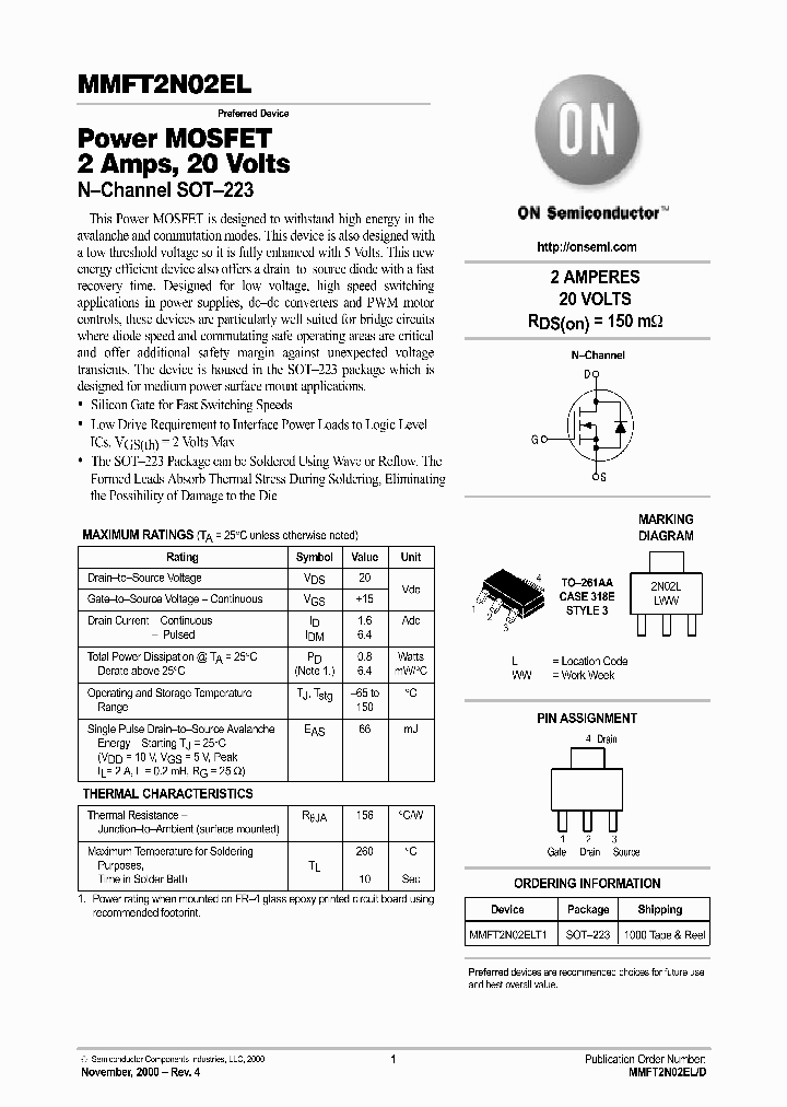 MMFT2N02EL-D_4114109.PDF Datasheet