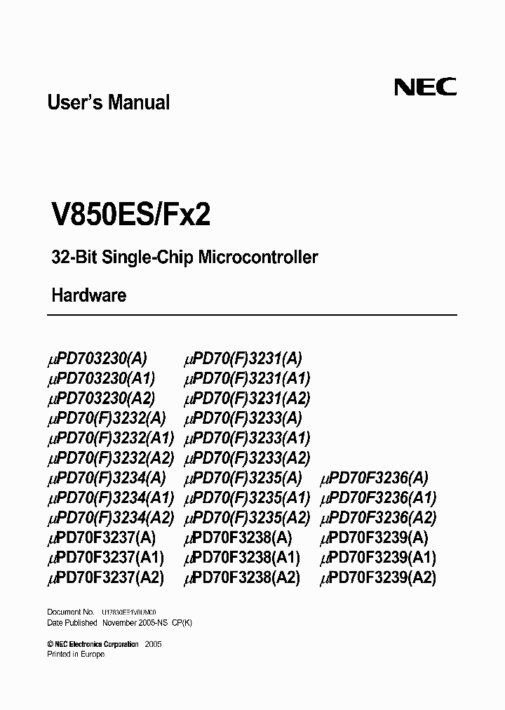 UPD70F3239M2GJA1-UEN_3873233.PDF Datasheet