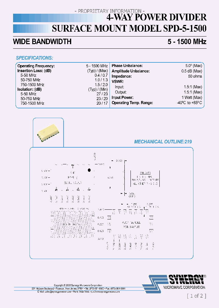 SPD-5-1500_3874360.PDF Datasheet