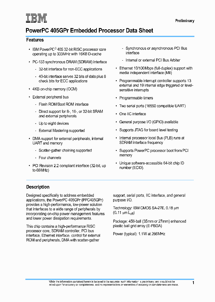 IBM25PPC405GPR-3BB266C_3872110.PDF Datasheet