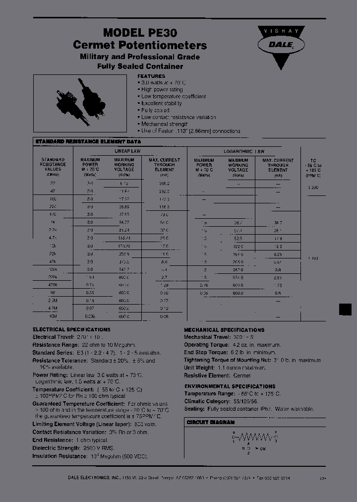 PE30DBANAC22OHM-20A_3876337.PDF Datasheet