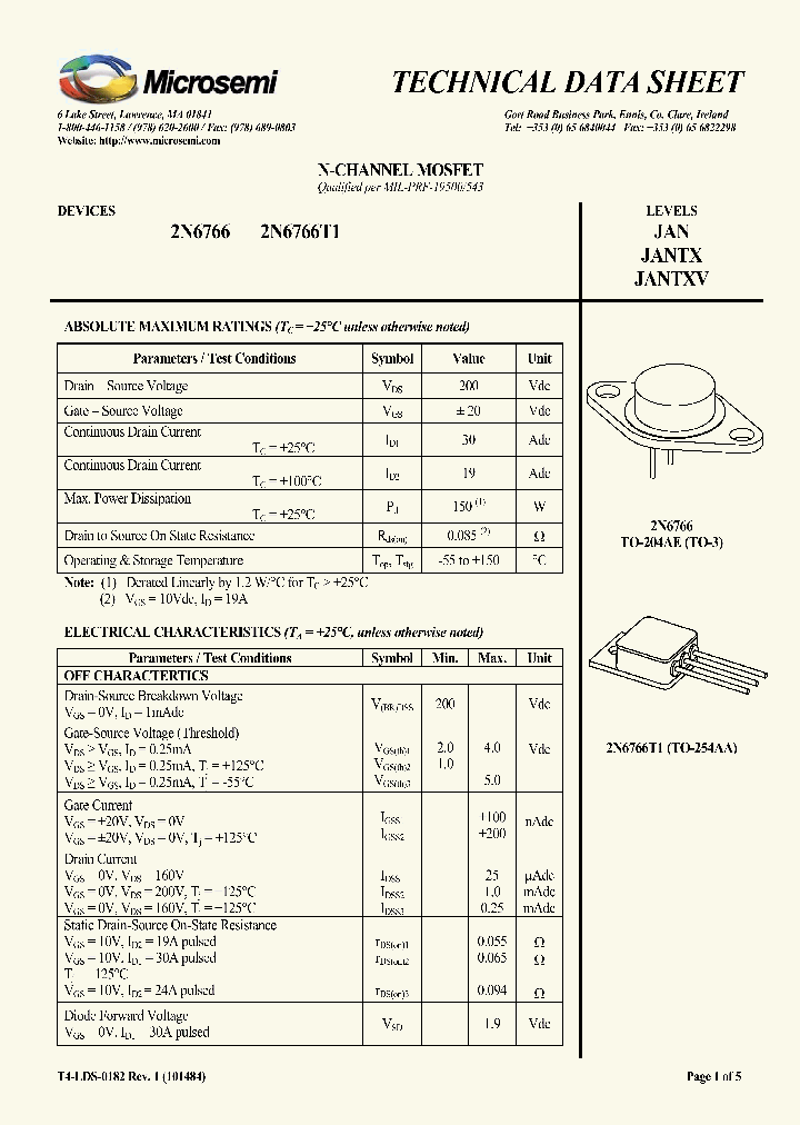 JANTX2N6766_3875753.PDF Datasheet