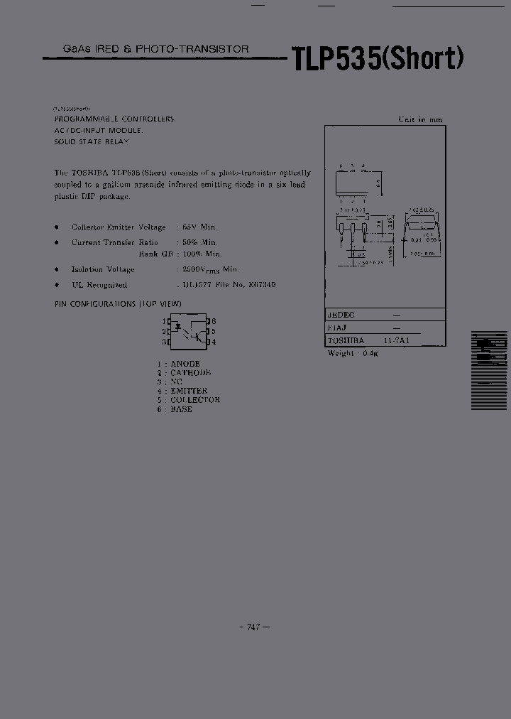 TLP535TP5_3871453.PDF Datasheet
