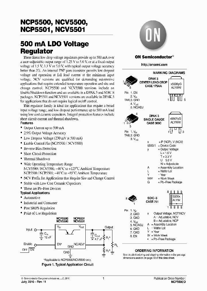 NCV5501DT50G_3877309.PDF Datasheet