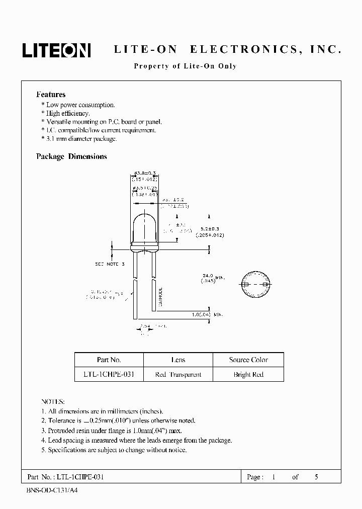 LTL-1CHPE-031_3877186.PDF Datasheet