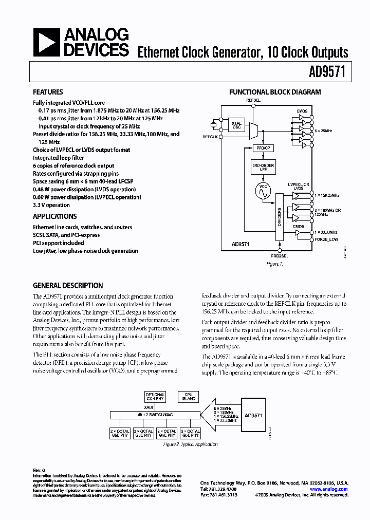 AD9571ACPZPEC-RL_3877593.PDF Datasheet