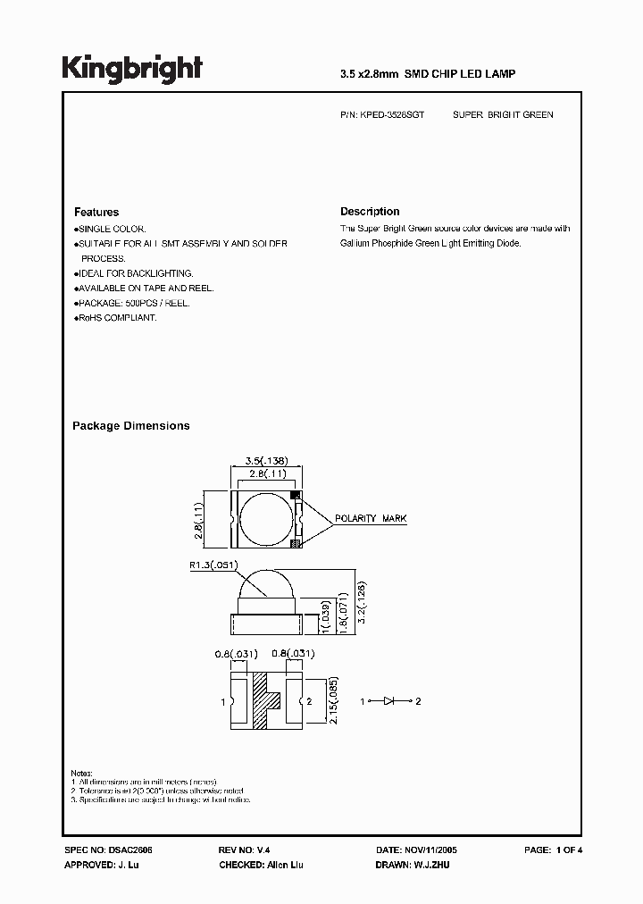 KPED-3528SGT_3877233.PDF Datasheet
