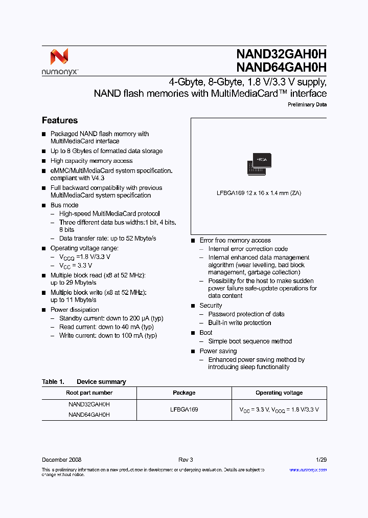 NAND32GAH0HZA5E_3877122.PDF Datasheet