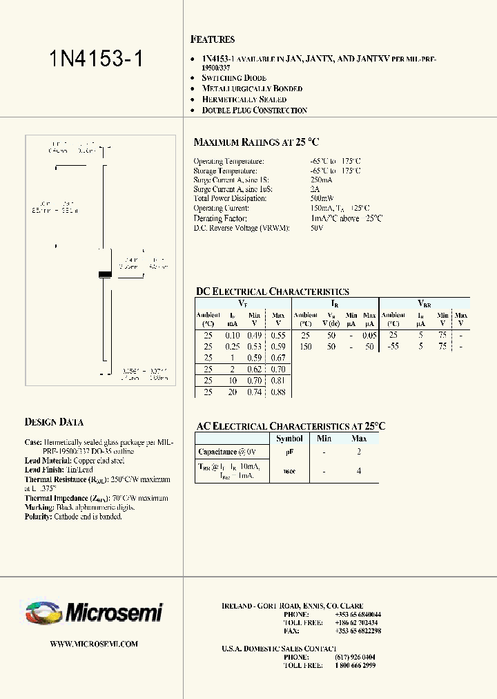 JANTX1N4153-1_3878327.PDF Datasheet