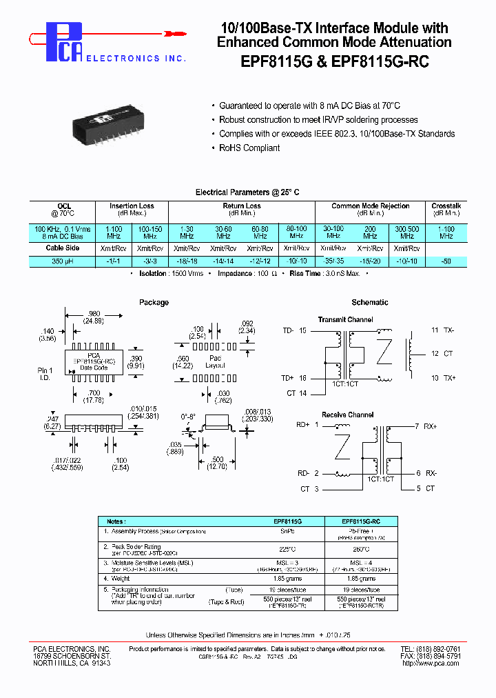 EPF8115G-RCTR_3880752.PDF Datasheet