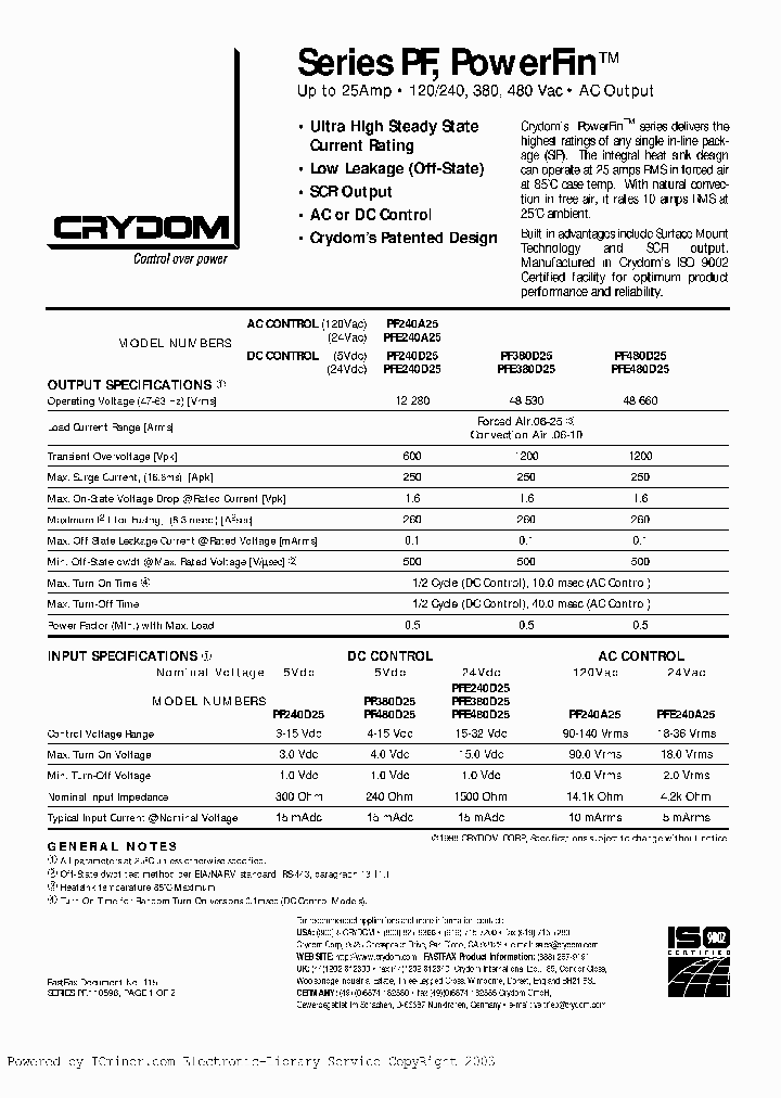 PF380D25R_3879423.PDF Datasheet