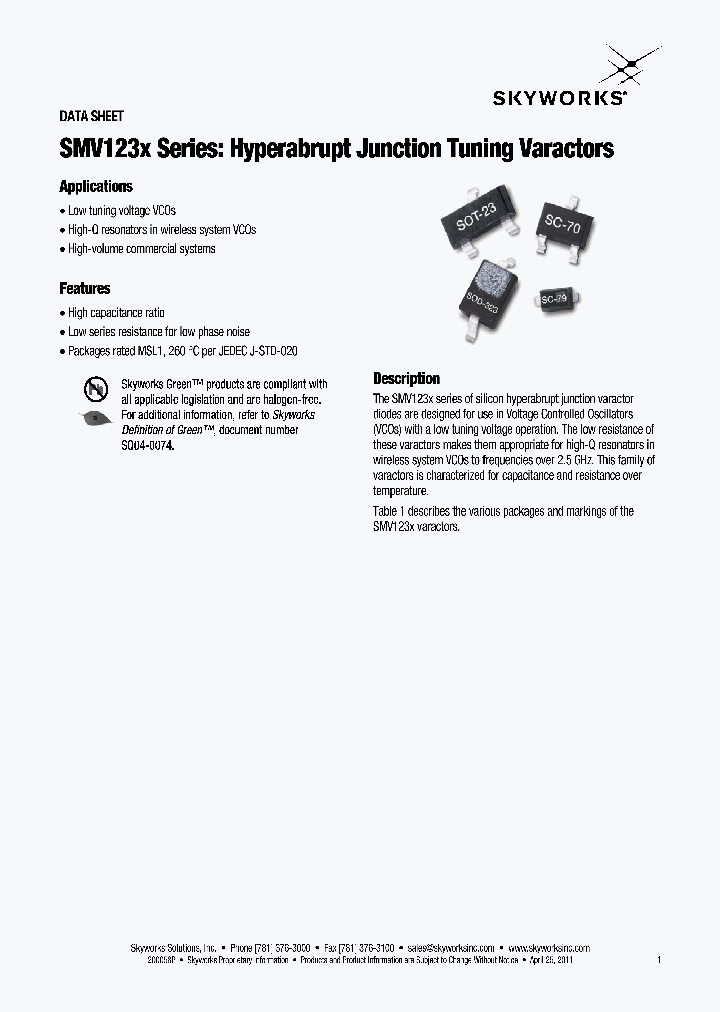 SMV1233-011LF_3879687.PDF Datasheet