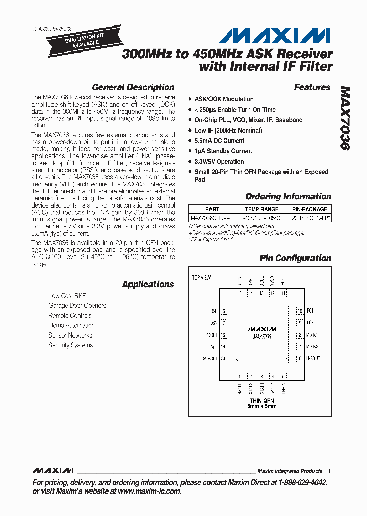 MAX7036_4116737.PDF Datasheet