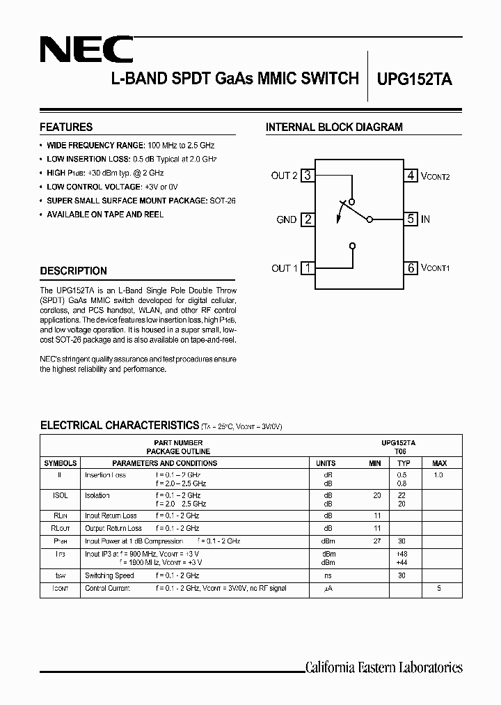 UPG152TA-E3_3882441.PDF Datasheet