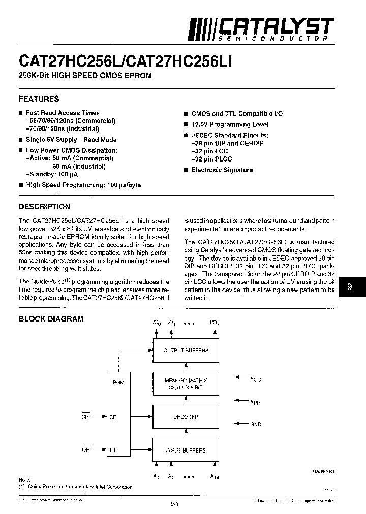 CAT27HC256LPI-90_3885061.PDF Datasheet