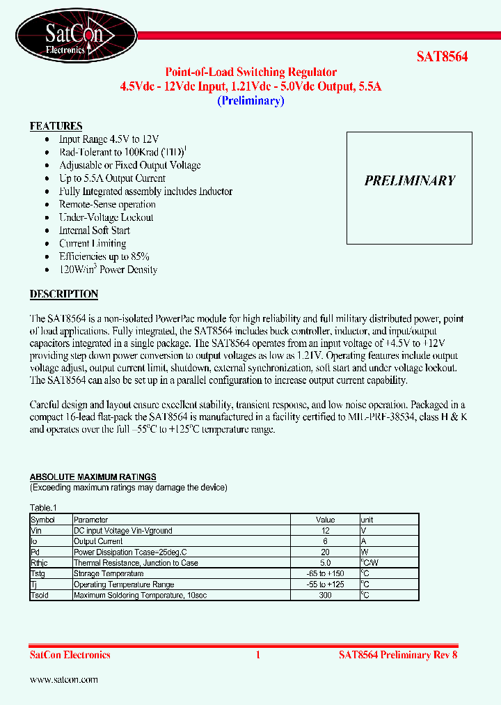 SAT8564PF-ADJ_3881099.PDF Datasheet