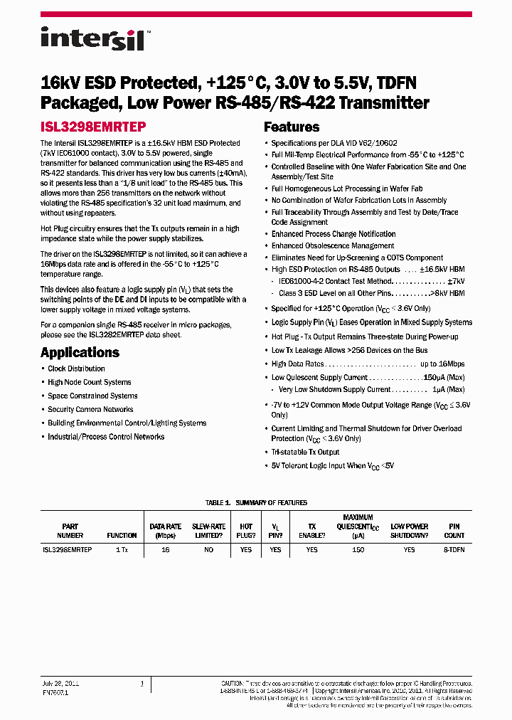 ISL3298EMRTEP-TK_4118633.PDF Datasheet