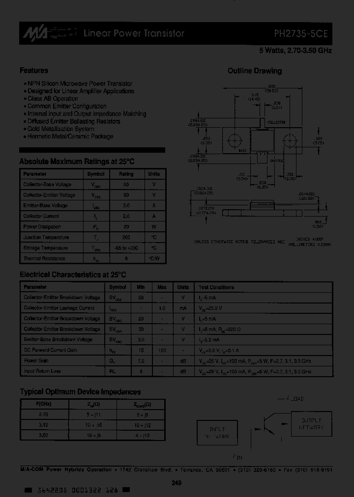 PH2735-5CE_3884227.PDF Datasheet