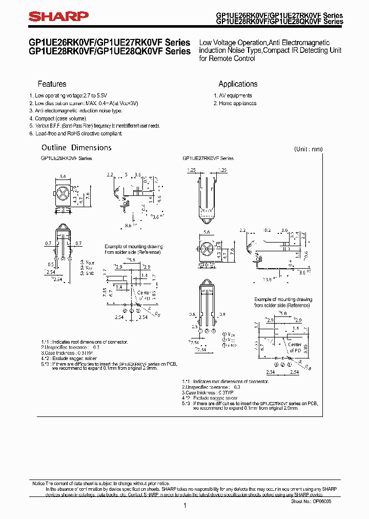 GP1UE26RK0VF_3885359.PDF Datasheet