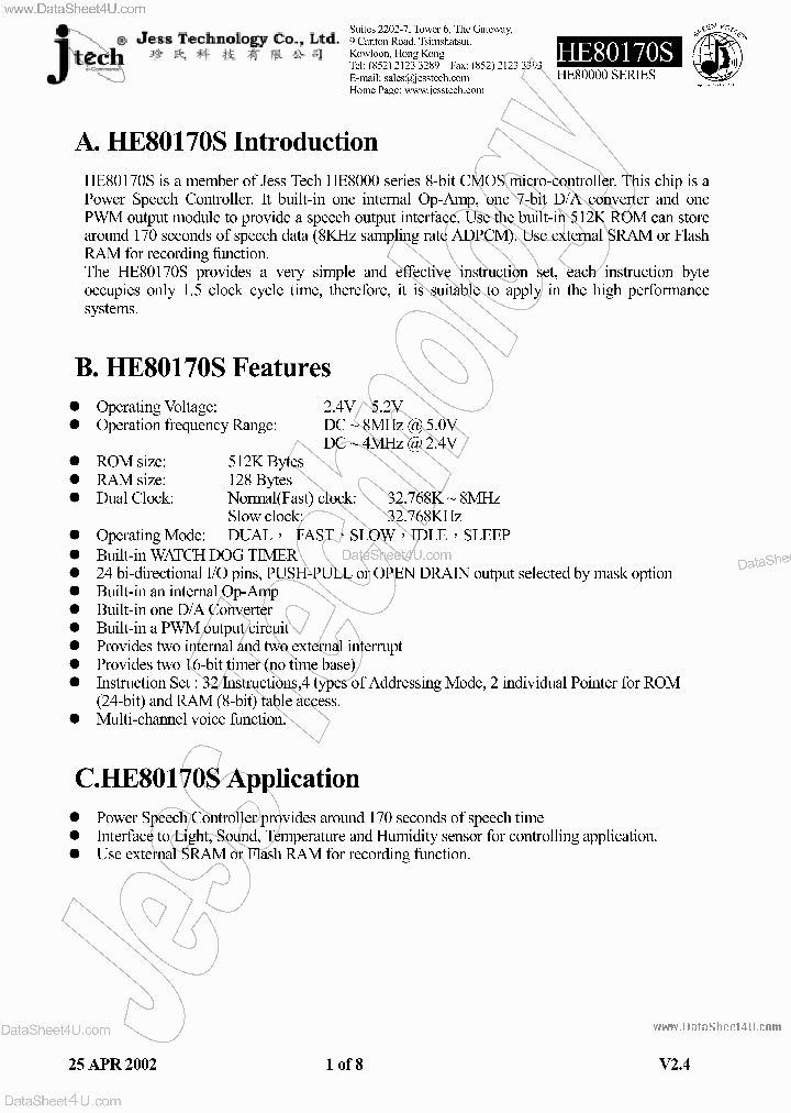 HE80170S_4122749.PDF Datasheet