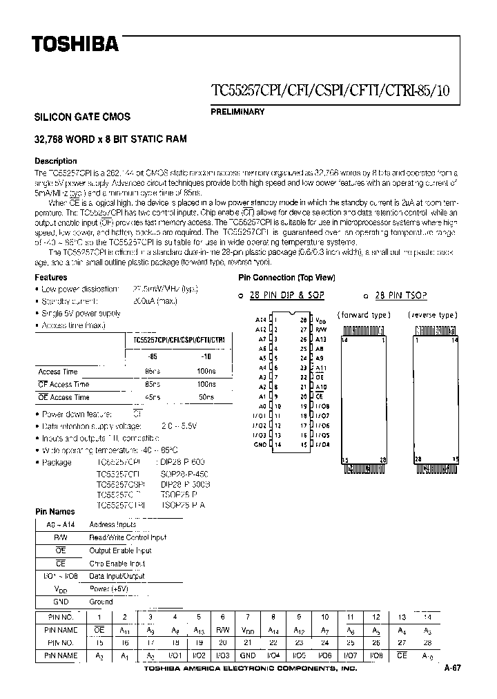 TC55257CSPI-85_3885441.PDF Datasheet