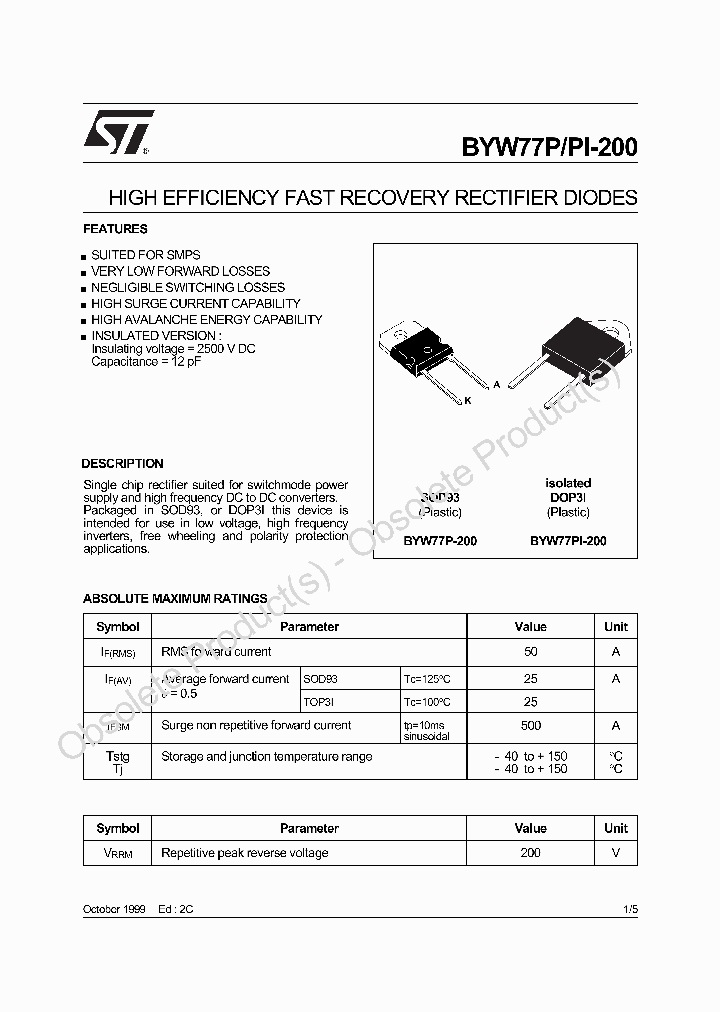 BYW77PI-200RG_3884819.PDF Datasheet