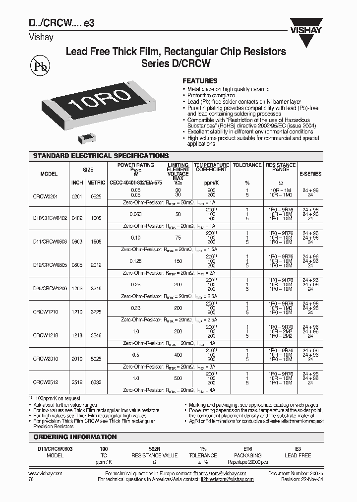 D25CRCW120610010211ET5E3_3885951.PDF Datasheet
