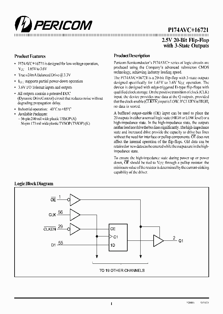 PI74AVC16721K_3885715.PDF Datasheet