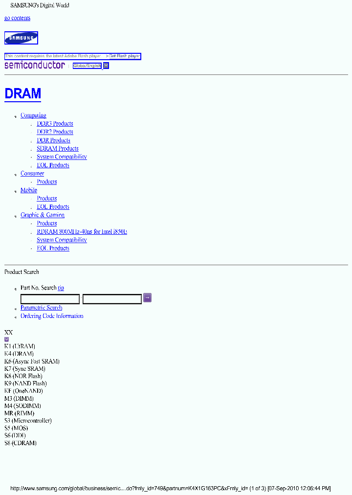 K4X1G163PC-FGC3_3887890.PDF Datasheet