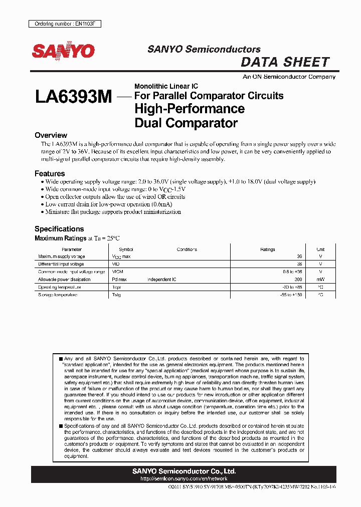 LA6393M_4123458.PDF Datasheet
