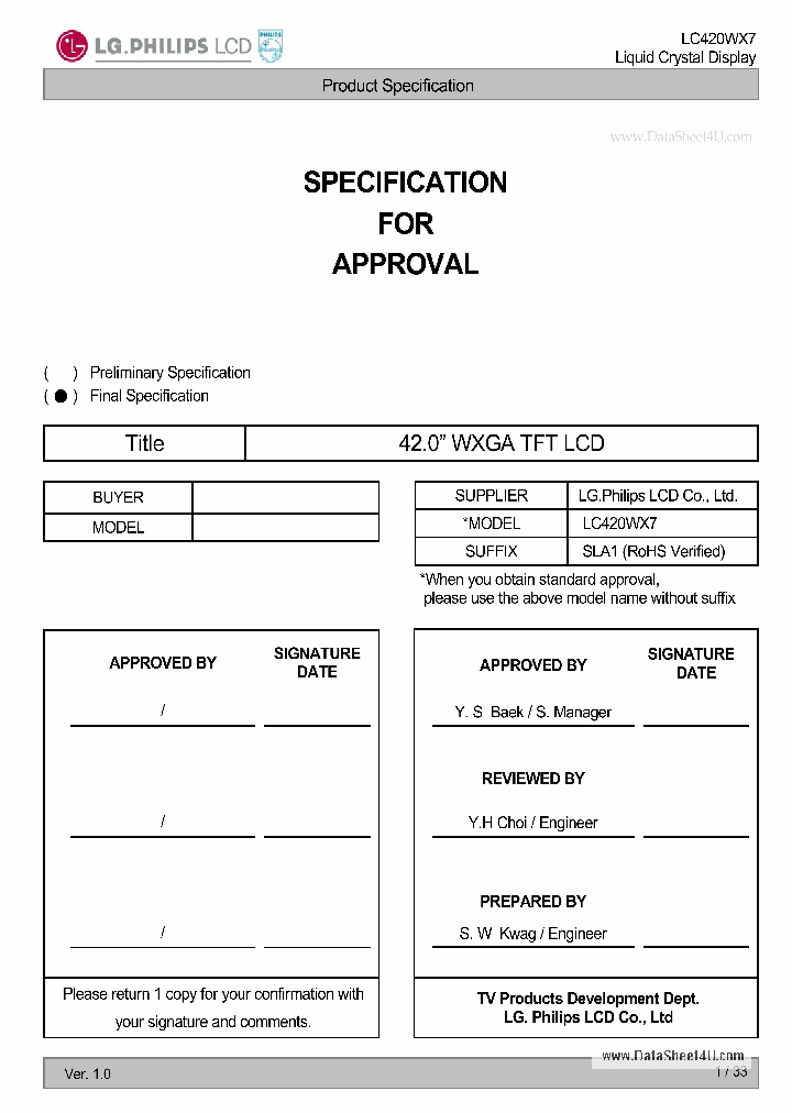 LC420WX7-SLA1_4124862.PDF Datasheet