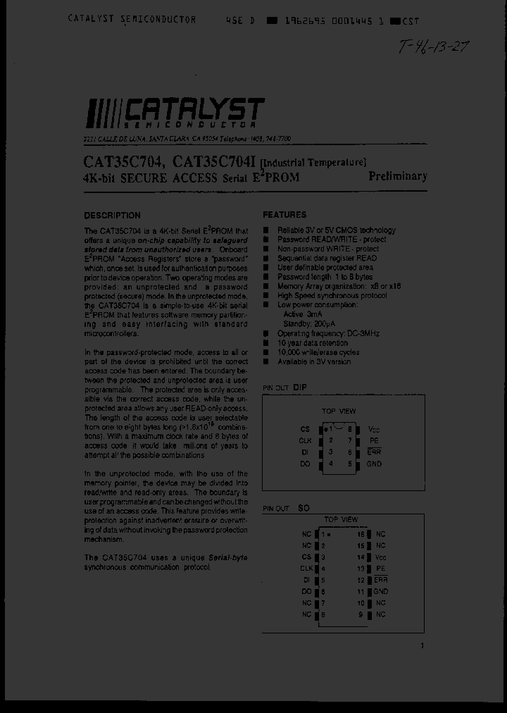 CAT35C704DI_3883983.PDF Datasheet