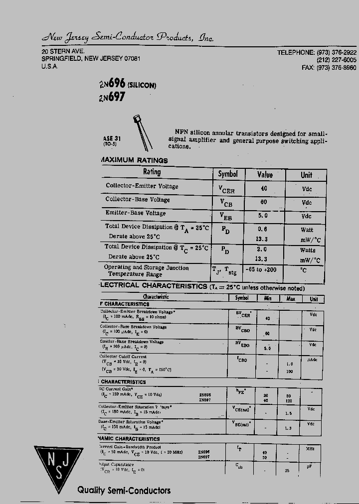 2N697_4124407.PDF Datasheet