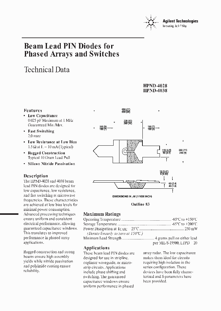 HPND-4038_3887956.PDF Datasheet