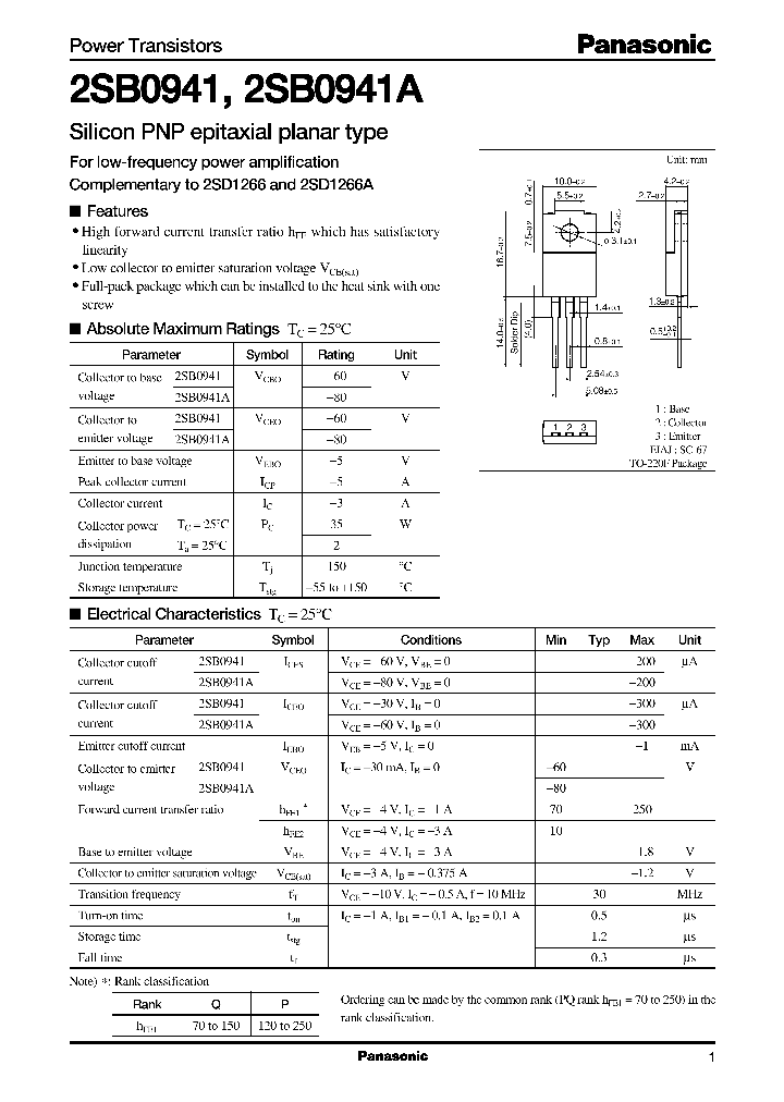 2SB0941PQ_3890458.PDF Datasheet
