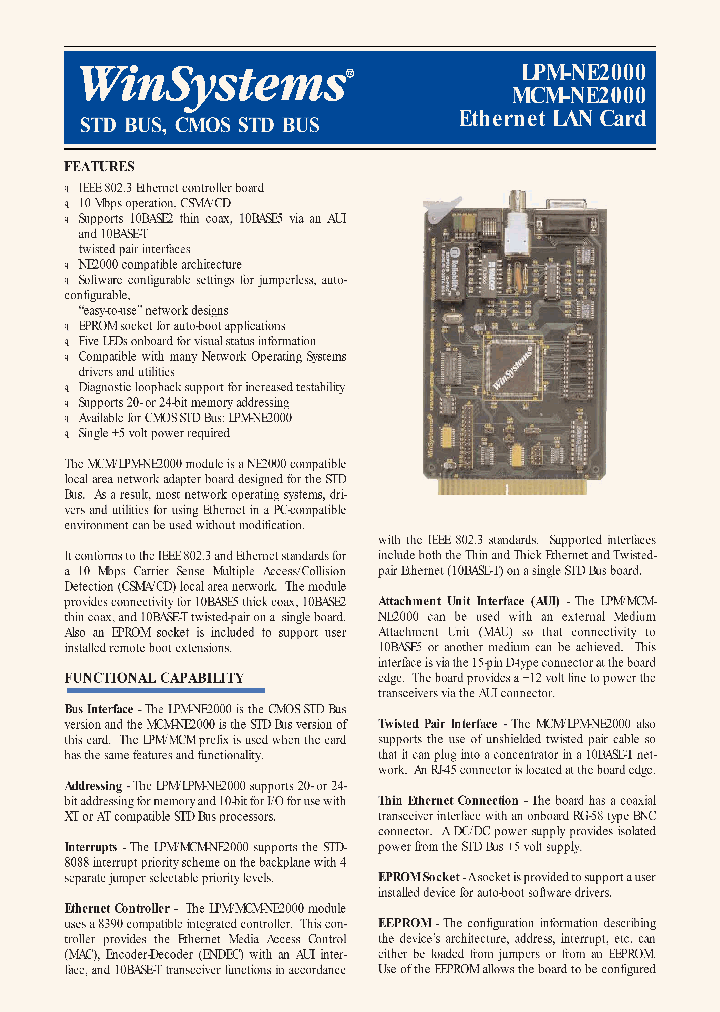 LPM-NE2000_3889488.PDF Datasheet