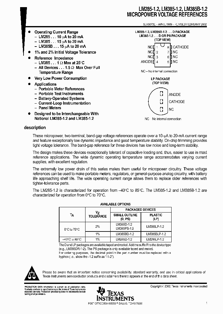 LM285LPR-1-2_3889844.PDF Datasheet