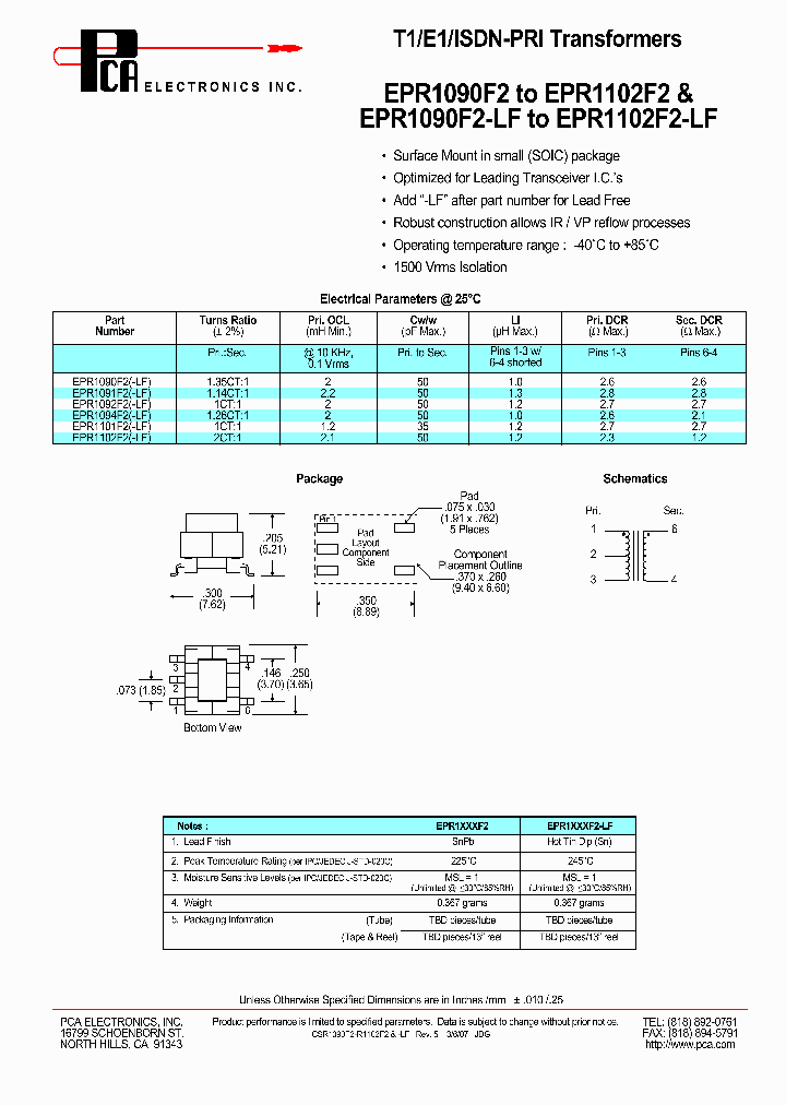EPR1092F2-LF_3891000.PDF Datasheet